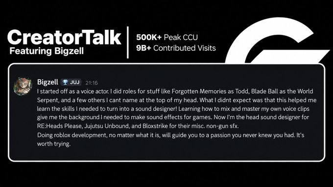 CreatorTalk featuring Bigzell